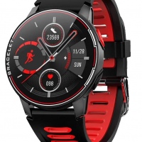 Reloj inteligente para Android, iPhone. Smartwatch para hombres, niños, mujeres, seguimiento de la salud de fitness con todo toque, impermeable IP68, Bluetooth, sueño/BP/monitor de ritmo cardíaco (batería larga) 