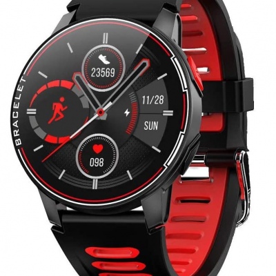 Reloj inteligente para Android, iPhone. Smartwatch para hombres, niños, mujeres, seguimiento de la salud de fitness con todo toque, impermeable IP68, Bluetooth, sueño/BP/monitor de ritmo cardíaco (batería larga) 