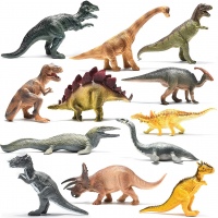 12 Dinosaurios de Aspecto Realista de 25,4 cm. 