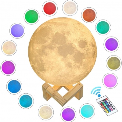 Lampara de luna 16 colores(15cm)