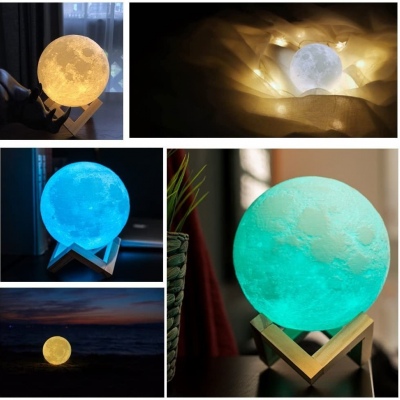 Lampara de luna 16 colores(15cm)