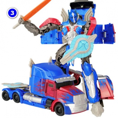 Transformers-coche Robot en miniatura de 19cm para niños, Optimus Prime, Bumblebee, Megatron, juguetes de acción