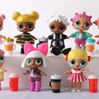 L.O.L. ¡Sorpresa! LOL muñecos de dibujos animados, juguetes para sorpresa, muñeca de moda para el pelo de generación, modelo de caja ciega Manual DIY, juguete para regalo para niños