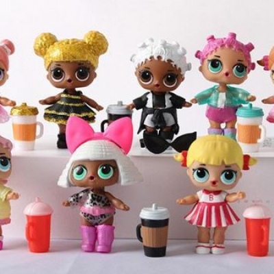 L.O.L. ¡Sorpresa! LOL muñecos de dibujos animados, juguetes para sorpresa, muñeca de moda para el pelo de generación, modelo de caja ciega Manual DIY, juguete para regalo para niños