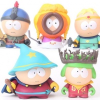 Colección de 5 personajes south park(Juego de tronos, incluye a la princesa kenny)
