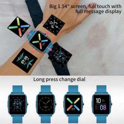 Reloj inteligente gandlEy F2 2020, Monitor de presión arterial para hombres y mujeres y niñas, reloj inteligente deportivo Reloj de pulsera inteligente electrónico