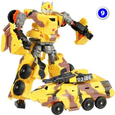 Transformers-coche Robot en miniatura de 19cm para niños, Optimus Prime, Bumblebee, Megatron, juguetes de acción