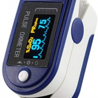 Oxímetro de Dedo, Monitor de Saturación de Oxígeno en Sangre con Frecuencia de Pulso, Índice de Perfusión, Medición Infrarroja 
