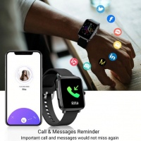 Reloj inteligente gandlEy F2 2020, Monitor de presión arterial para hombres y mujeres y niñas, reloj inteligente deportivo Reloj de pulsera inteligente electrónico